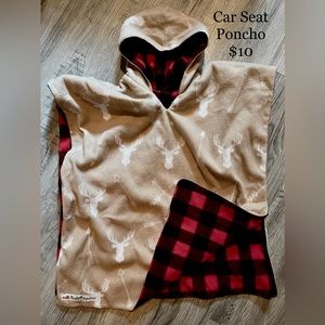Car seat poncho for toddler